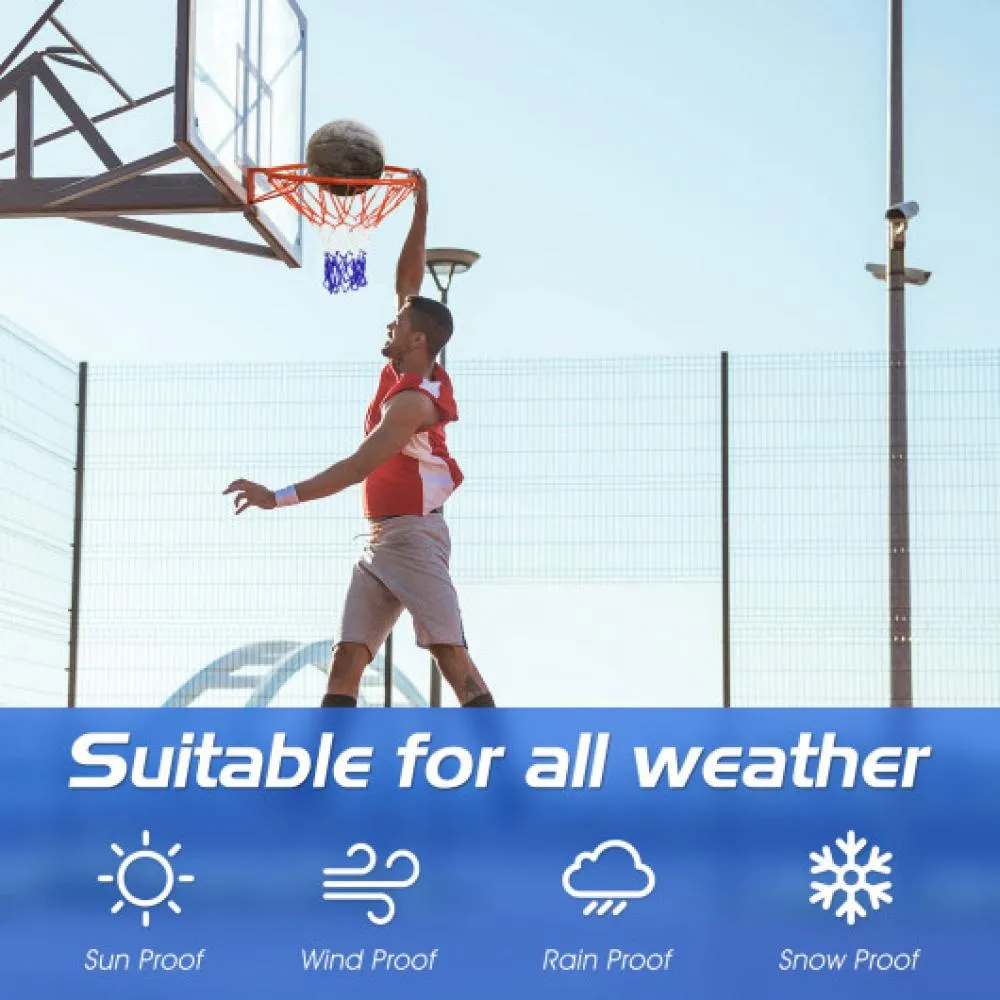 18 Inch Replacement Basketball Rim with All-Weather Net