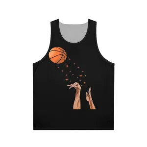 3 Point Unisex Basketball Tank Top