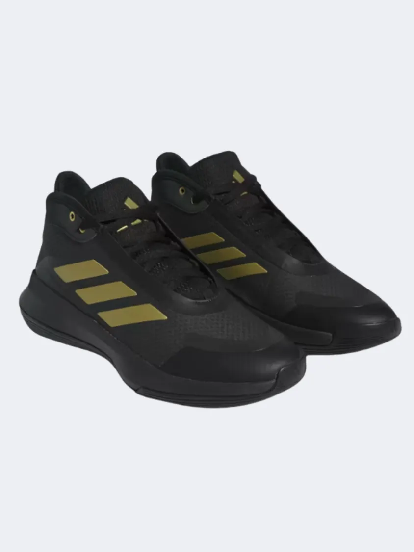 Adidas Bounce Legends Men Basketball Shoes Carbon/Gold/Black