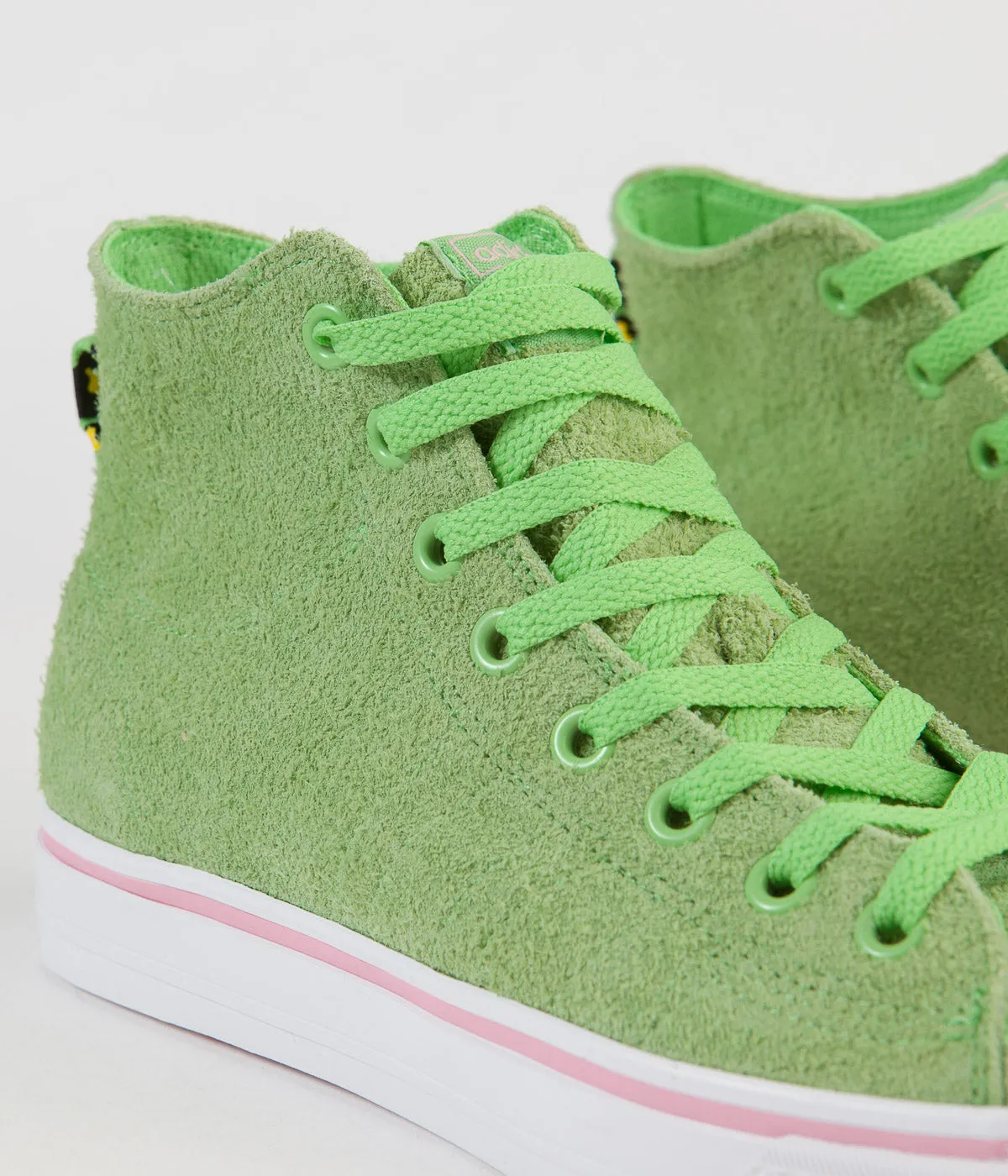 Adidas Nizza Hi RFS 'Na-Kel' Shoes - Green / White / Pink