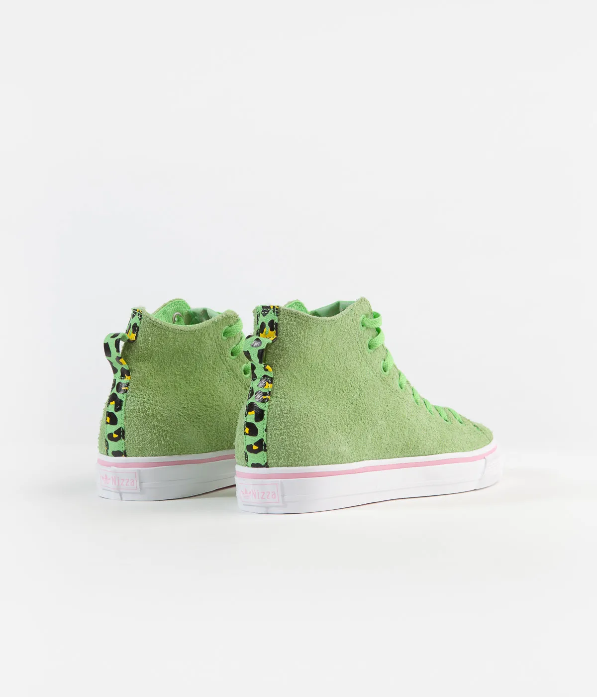 Adidas Nizza Hi RFS 'Na-Kel' Shoes - Green / White / Pink