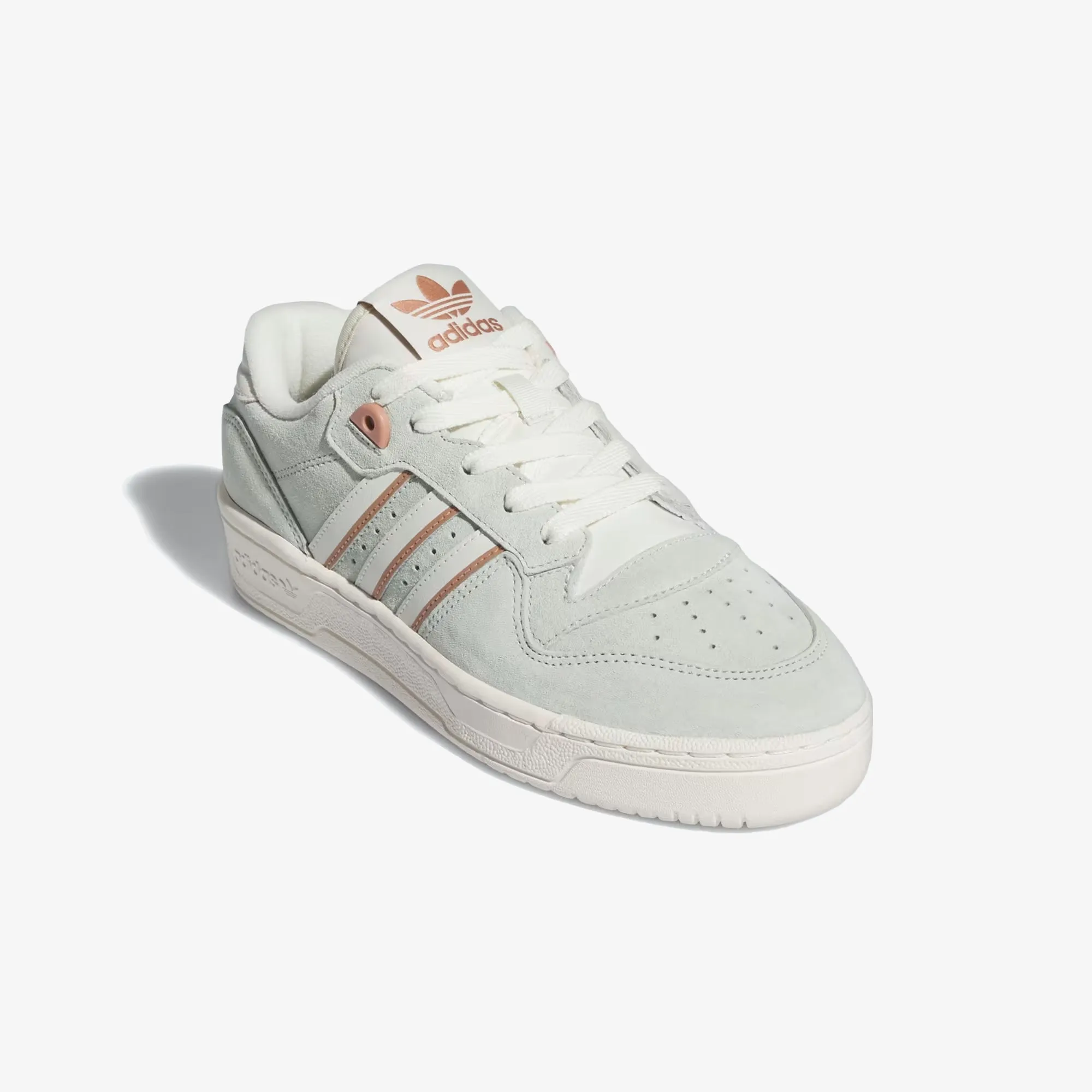 Adidas Originals | WMN'S RIVALRY LOW  { LINEN GREEN/IVORY/CLAY STRATA