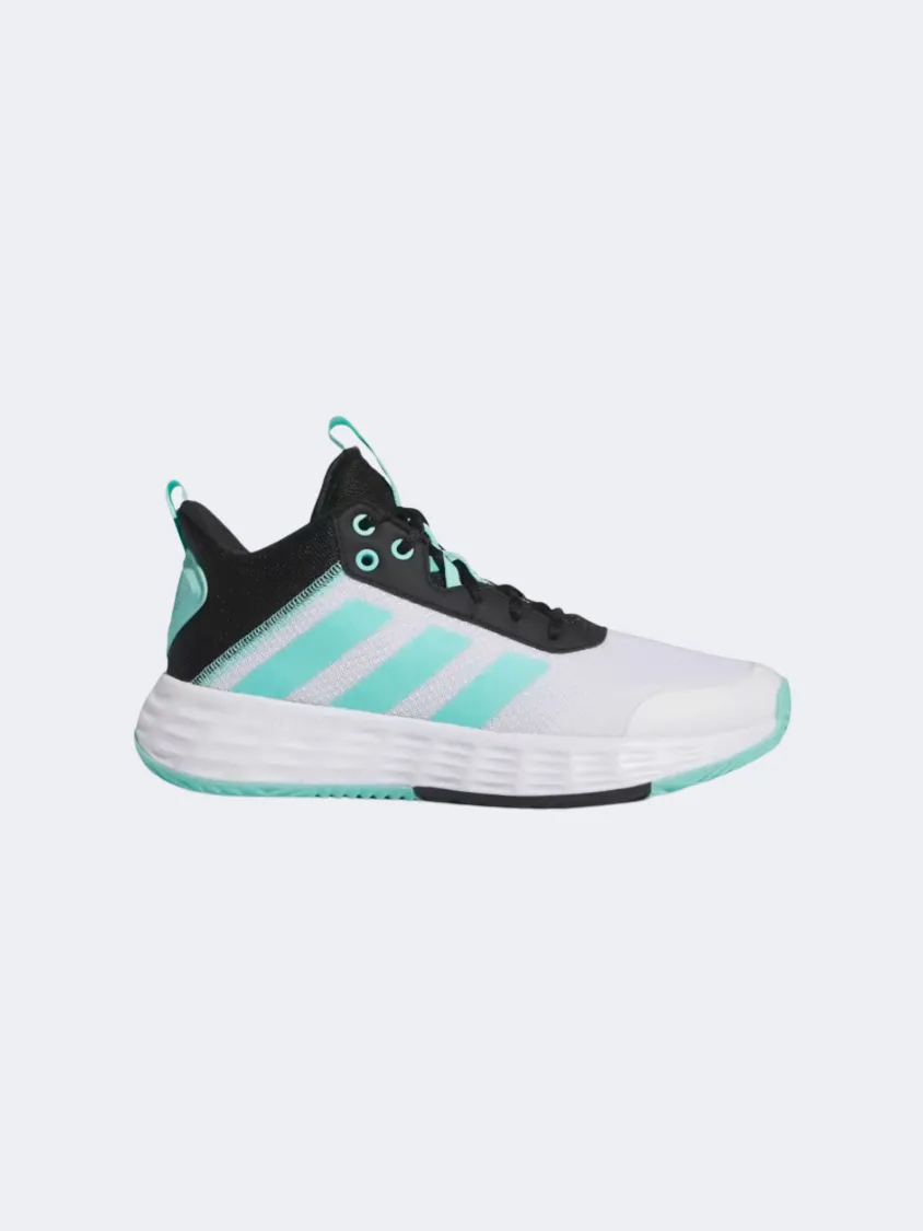 Adidas Own The Game 2.0 Men Basketball Shoes White/ Aqua/Black