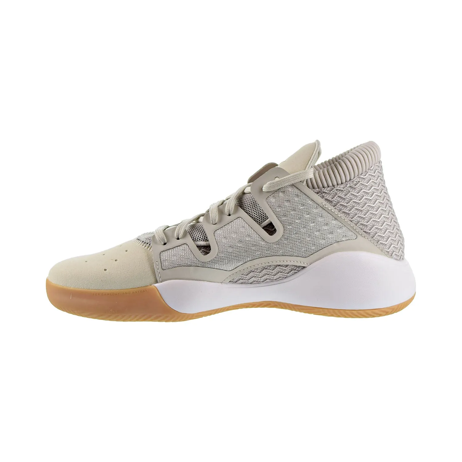 Adidas Pro Vision Men's Basketball Shoes Shoes Raw White/Light Brown