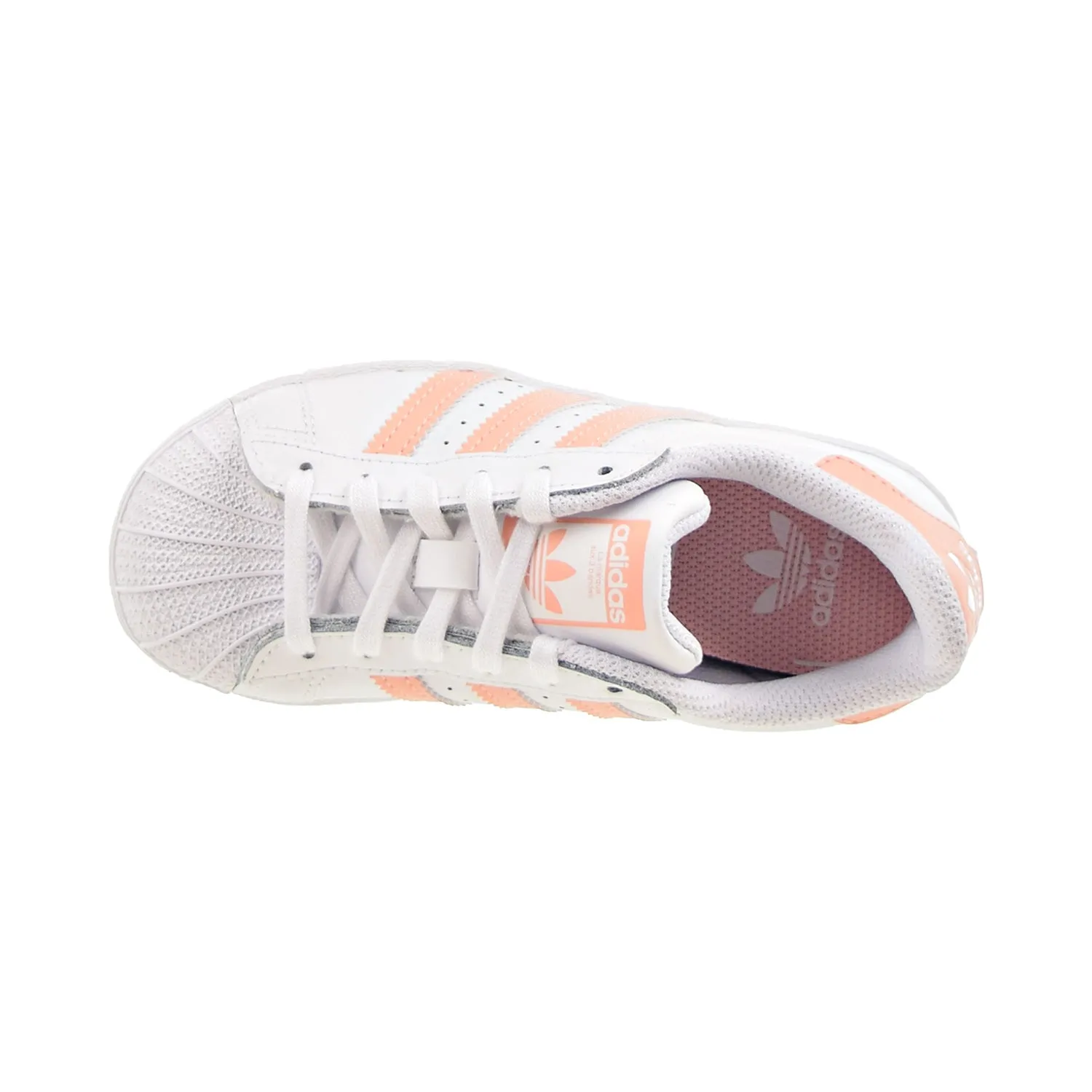 Adidas Superstar C Little Kids' Shoes Footwear White-Haze Coral-Footwear White