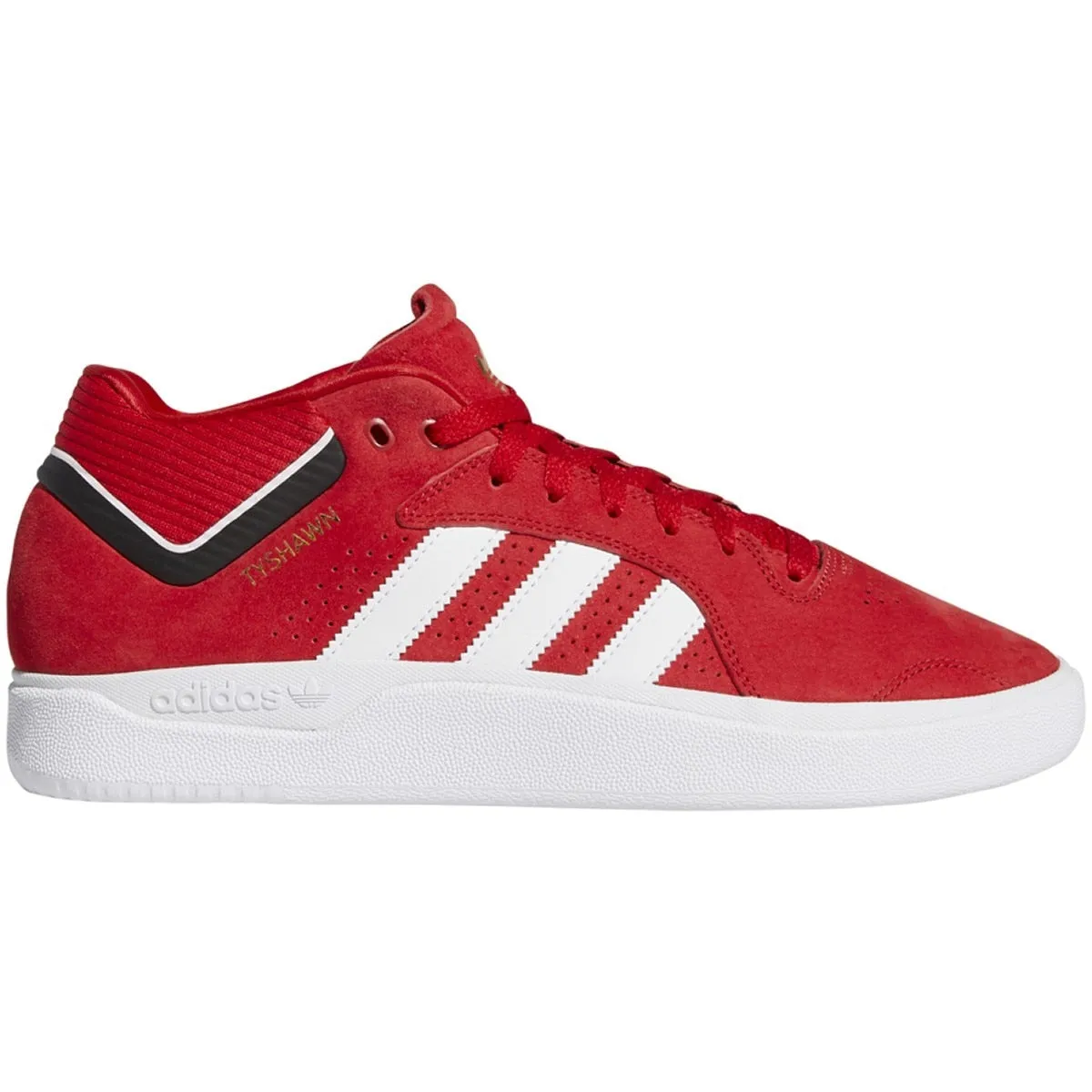 Adidas Tyshawn Skate Shoe - Scarlet/White/Core Black