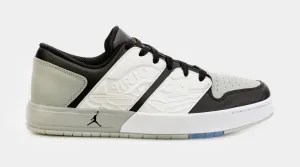 Air Jordan Nu Retro 1 Low Light Smoke Grey Mens Lifestyle Shoes (White/Black)