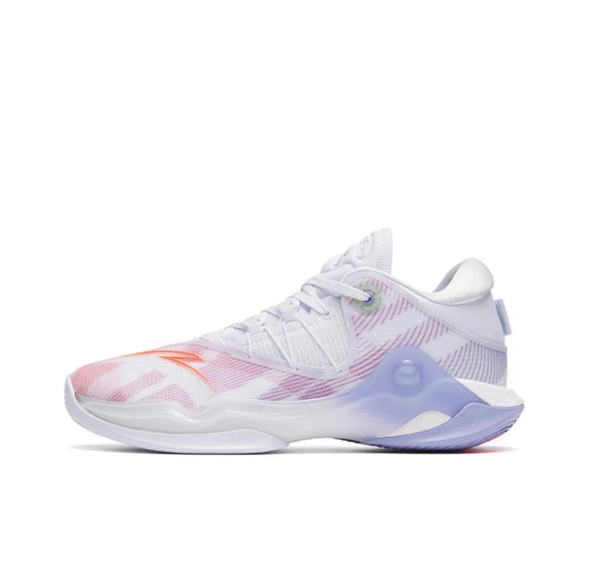 Anta Skyline 1 Nitrogen Tech Pro Basketball Shoes - White/Purple