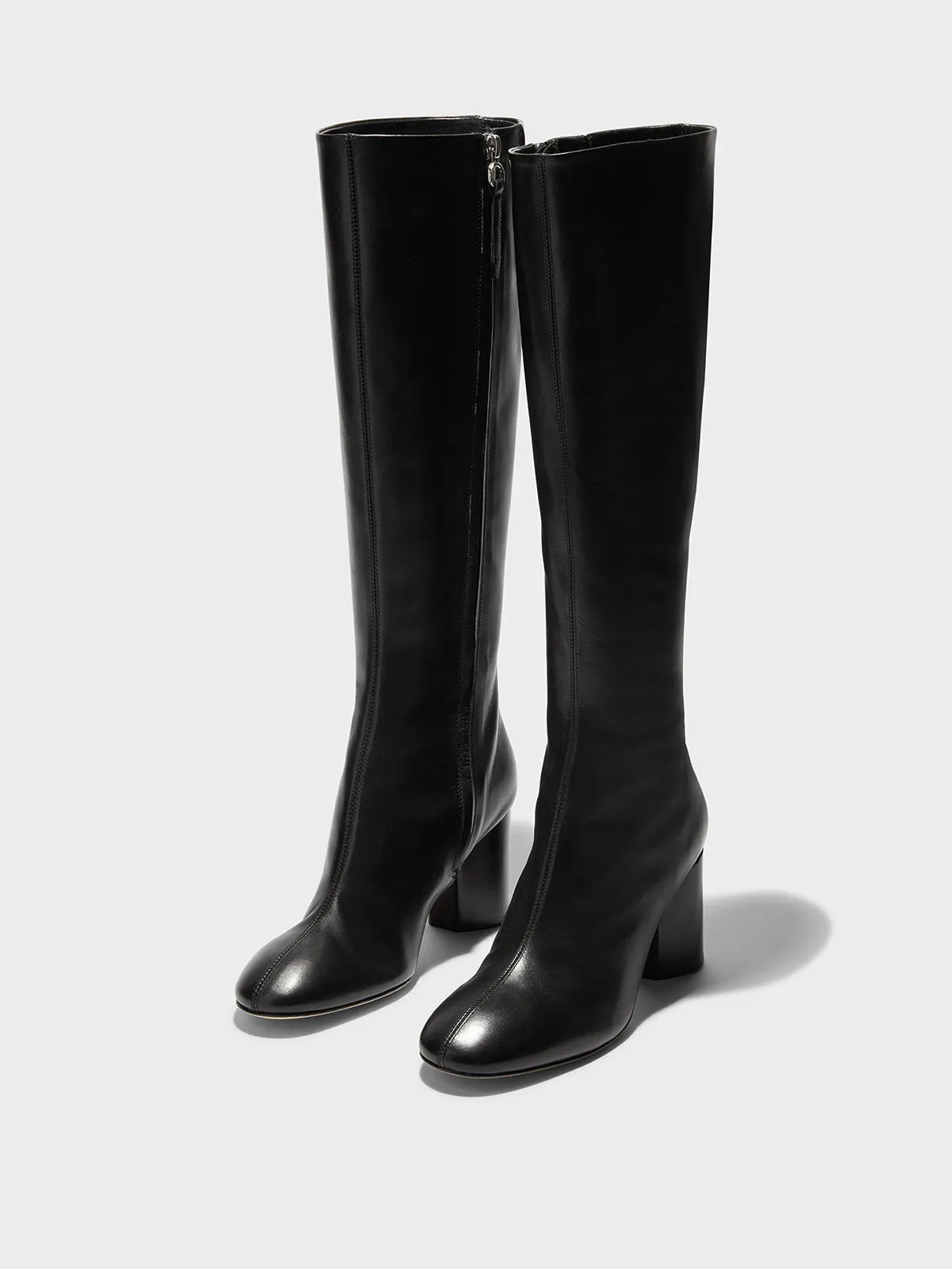 Ariana Leather Knee-High Boots