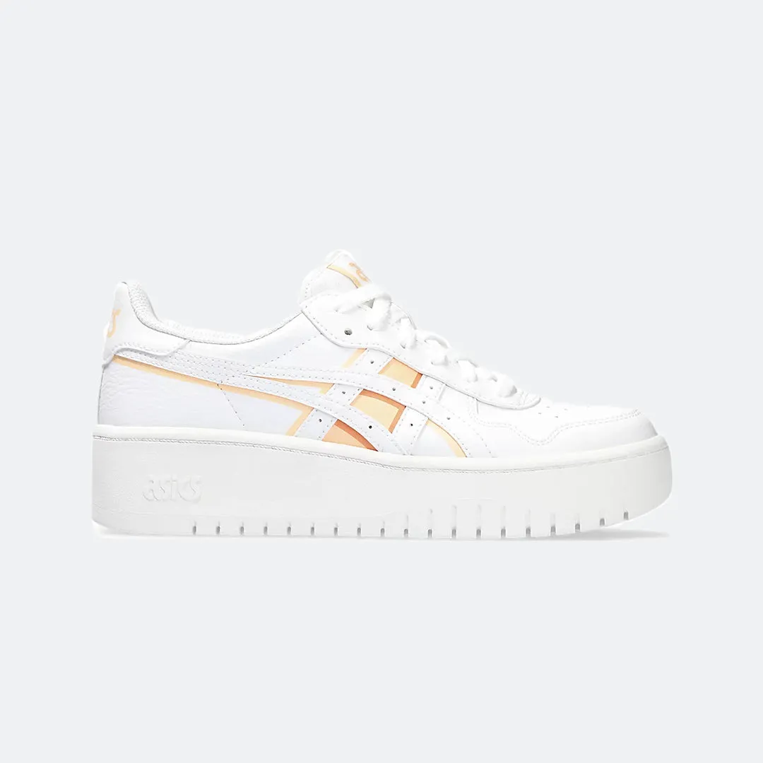 Asics | WMN'S JAPAN S PF  { WHITE/APRICOT CRUSH