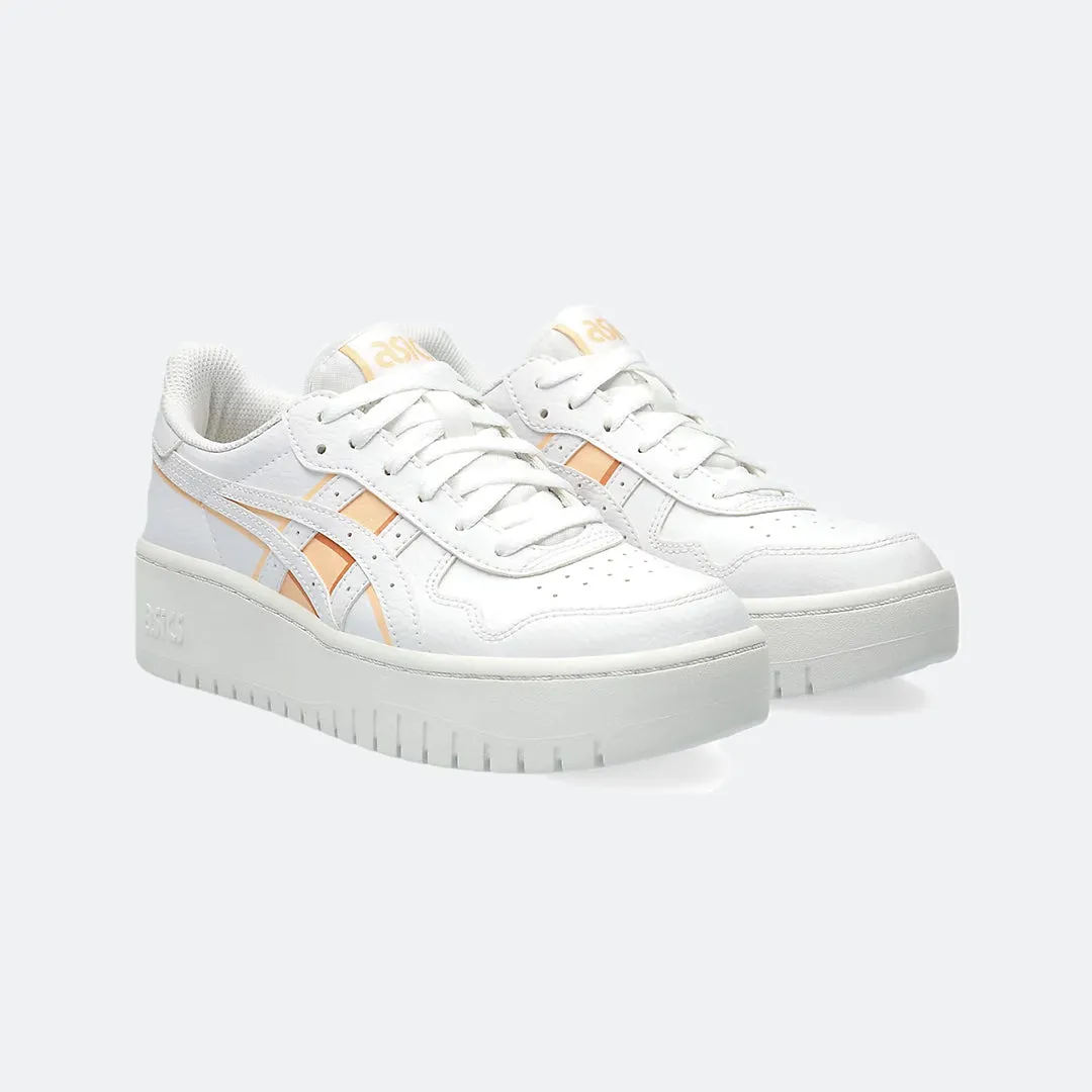 Asics | WMN'S JAPAN S PF  { WHITE/APRICOT CRUSH