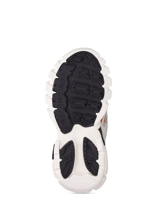 Balenciaga   Track 2 mesh &amp; nylon lace-up sneakers 