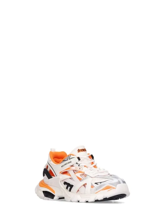 Balenciaga   Track 2 mesh &amp; nylon lace-up sneakers 