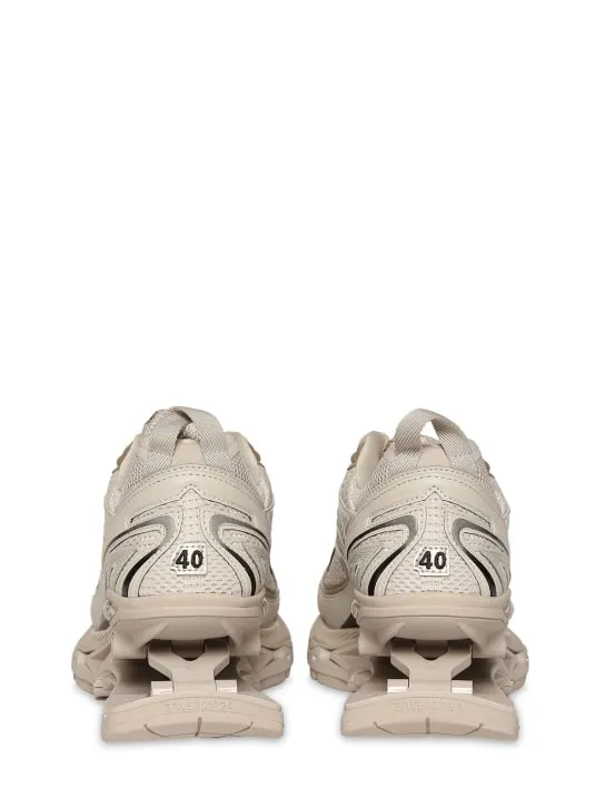 Balenciaga   X-Pander mesh &amp; faux leather sneakers 