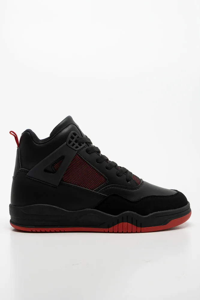Basketball High Top Sneakers Black