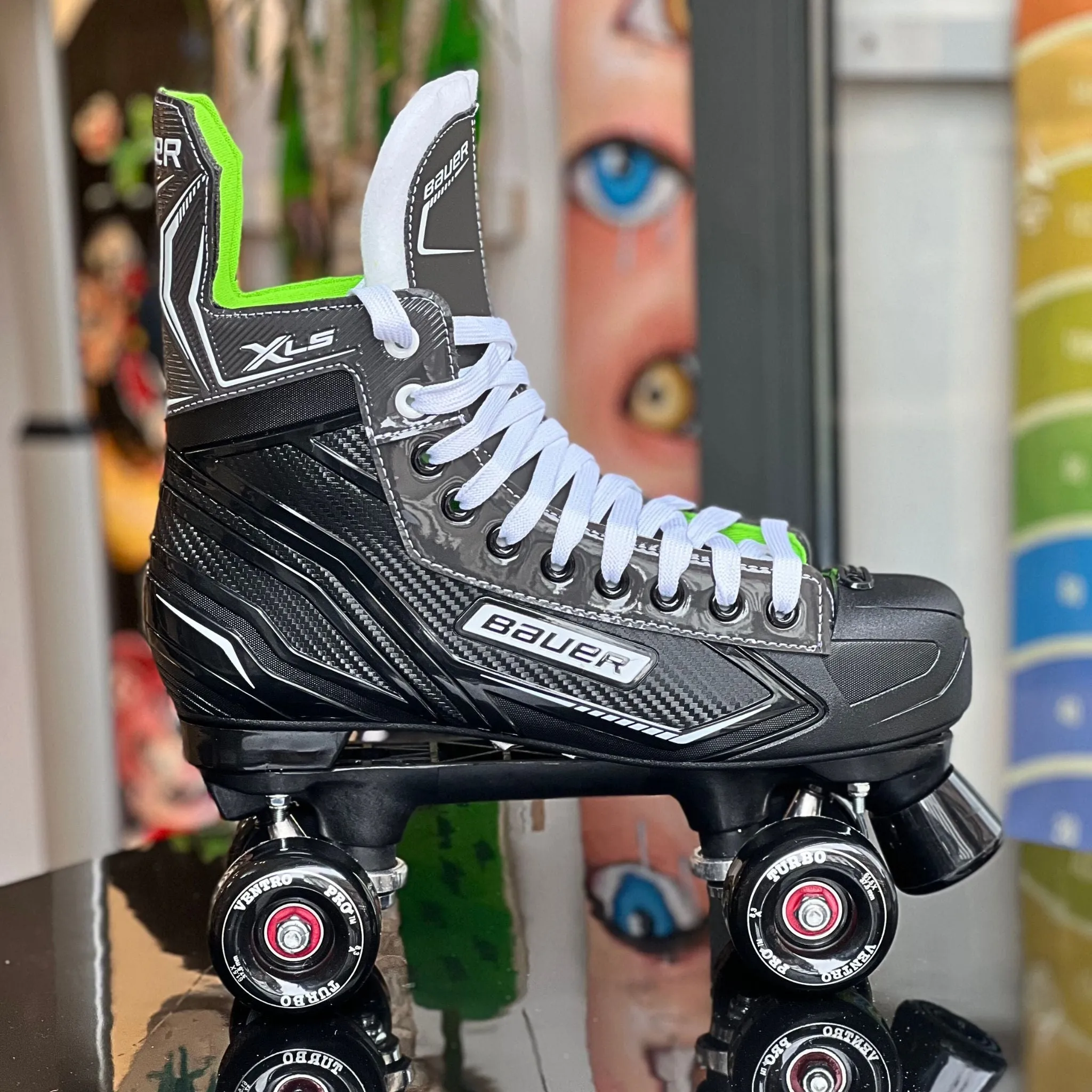 Bauer X-LS Quad Roller Skates with Ventro Wheels