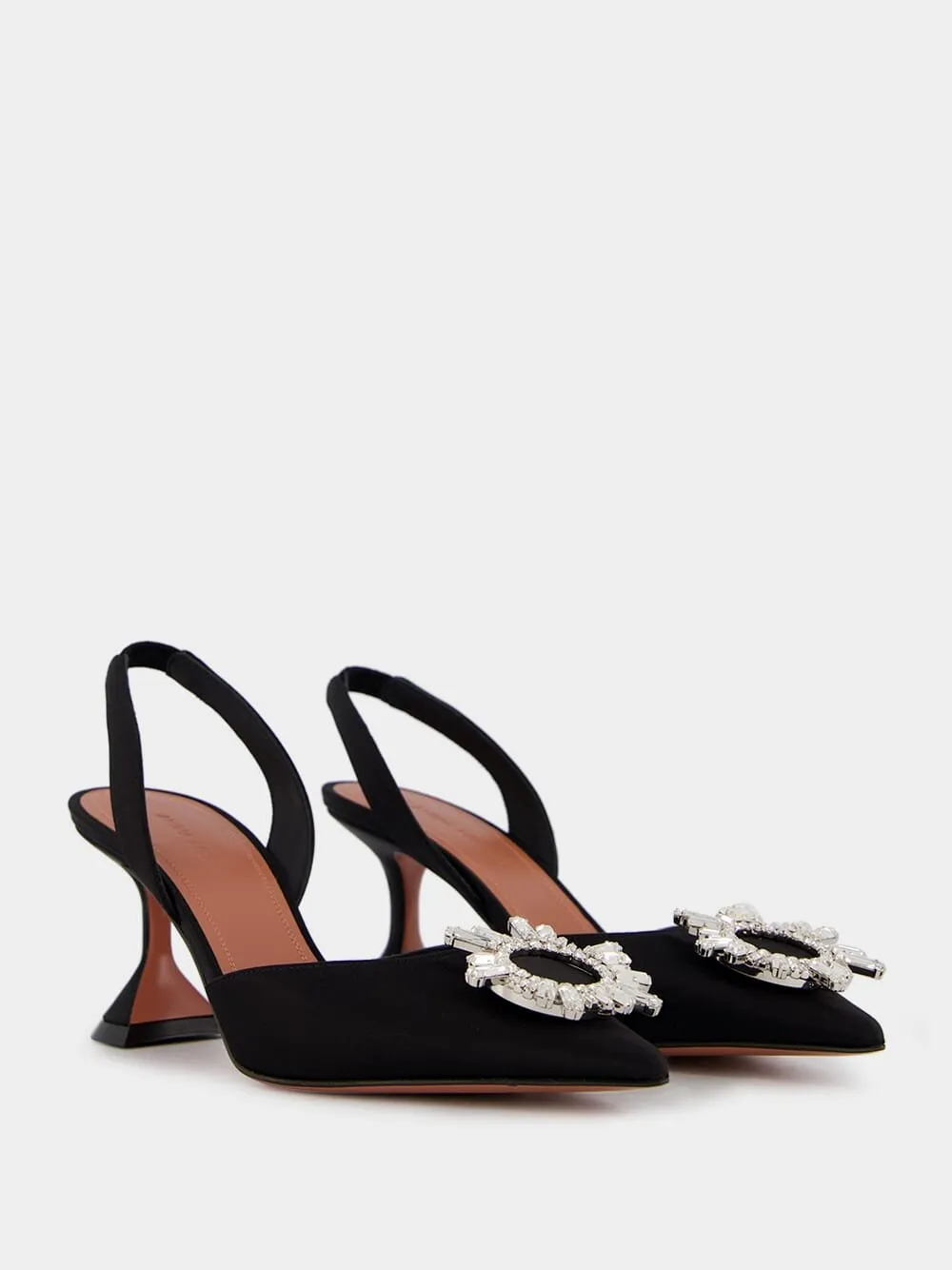 Begum Satin Slingback Pumps