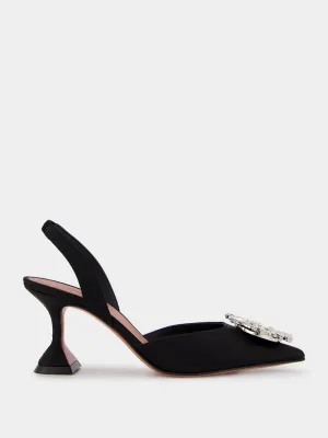 Begum Satin Slingback Pumps