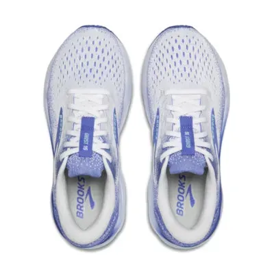 Brooks Ghost 16 White Amparo Blue Limpet Shell Women's