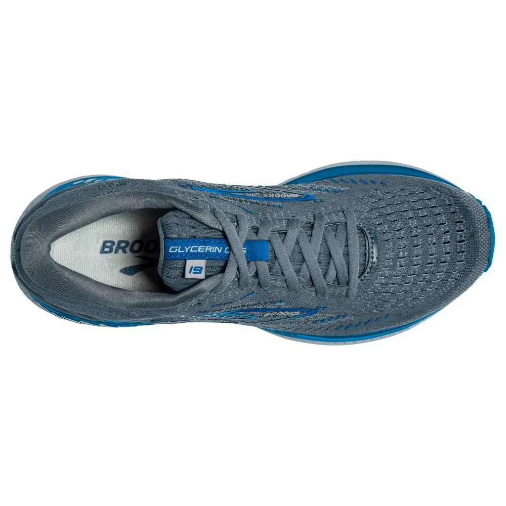 'Brooks' Men's Glycerin GTS 19 - Quarry / Grey / Dark Blue