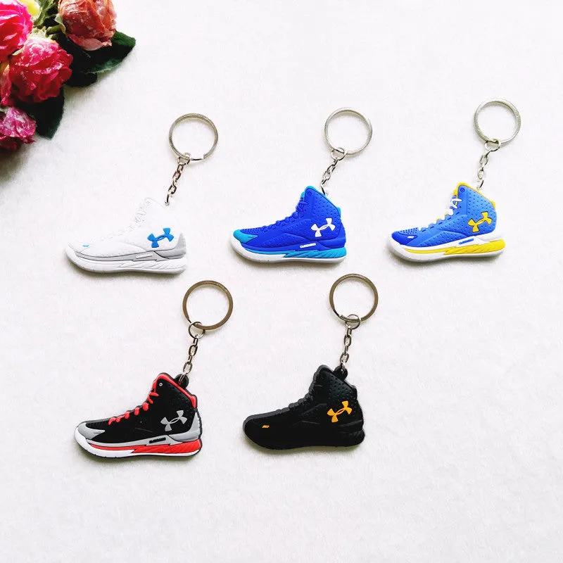 Buy 3 Get 2 FREE! 3D Printed Hand Finished UA Stephen Curry Key Chains