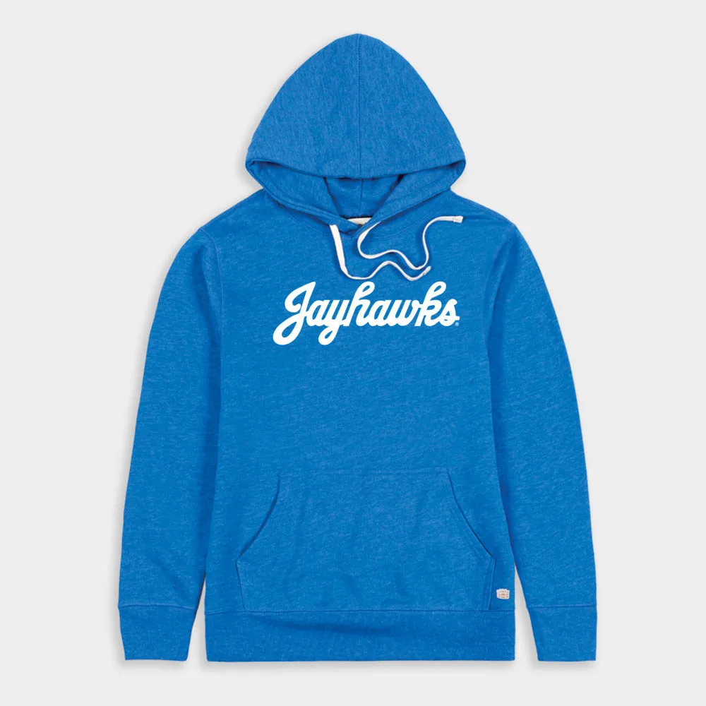 Classic Kansas Jayhawks Baseball Script Hoodie