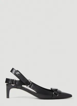 Courrèges Racer Slingback Heels