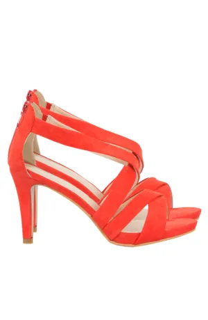 Cross Over Heels Red