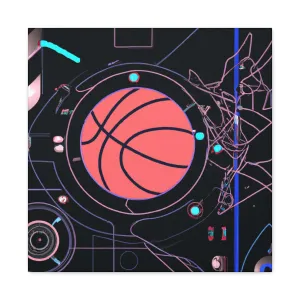 Future Ball: Basketball Canvas Print