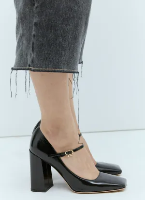 Gianvito Rossi Freeda Leather Heels