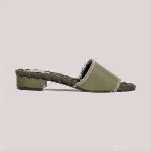 GIORGIA | Military Grosgrain - Sandals