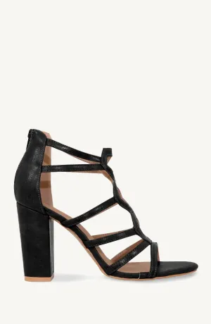 Gladiator Heels Milano Zwart