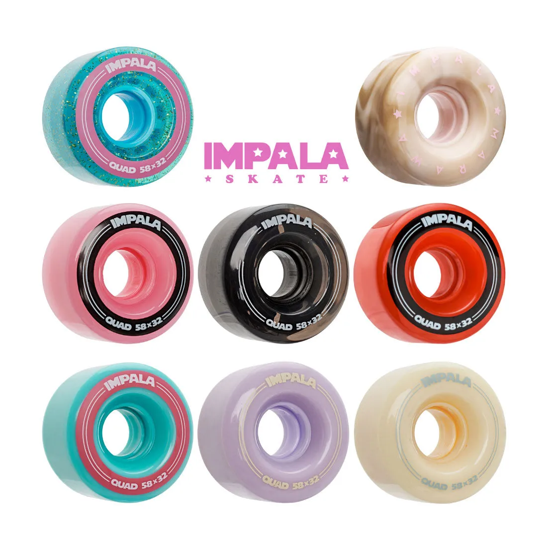 Impala 58x32mm 82a Wheels 4pk