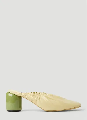 Jil Sander Nikki Gathered Mid Heels