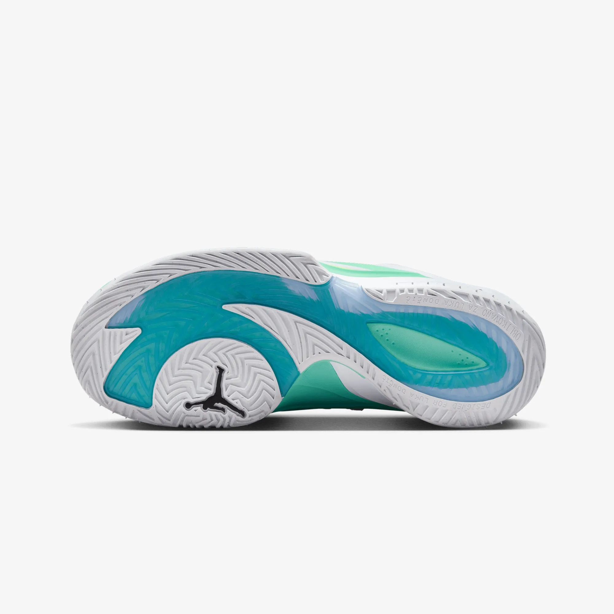 JORDAN | LUKA 3 PF "PHOTO FINISH" { WHITE/BLACK-VOLT GLOW-GREEN GLOW