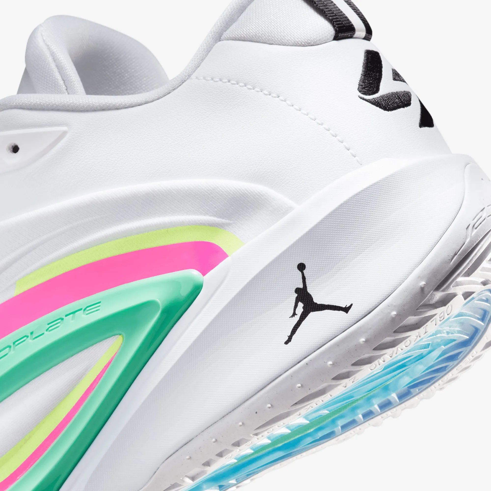 JORDAN | LUKA 3 PF "PHOTO FINISH" { WHITE/BLACK-VOLT GLOW-GREEN GLOW