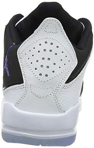 Jordan Nike Men's Courtside 23 White/Dark Concord/Black Basketball Shoe 11.5 Men US