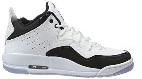 Jordan Nike Men's Courtside 23 White/Dark Concord/Black Basketball Shoe 11.5 Men US