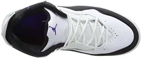 Jordan Nike Men's Courtside 23 White/Dark Concord/Black Basketball Shoe 11.5 Men US