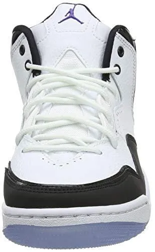 Jordan Nike Men's Courtside 23 White/Dark Concord/Black Basketball Shoe 11.5 Men US