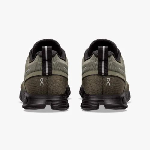 LADIES ON CLOUD 5 WATERPROOF -  OLIVE/BLACK