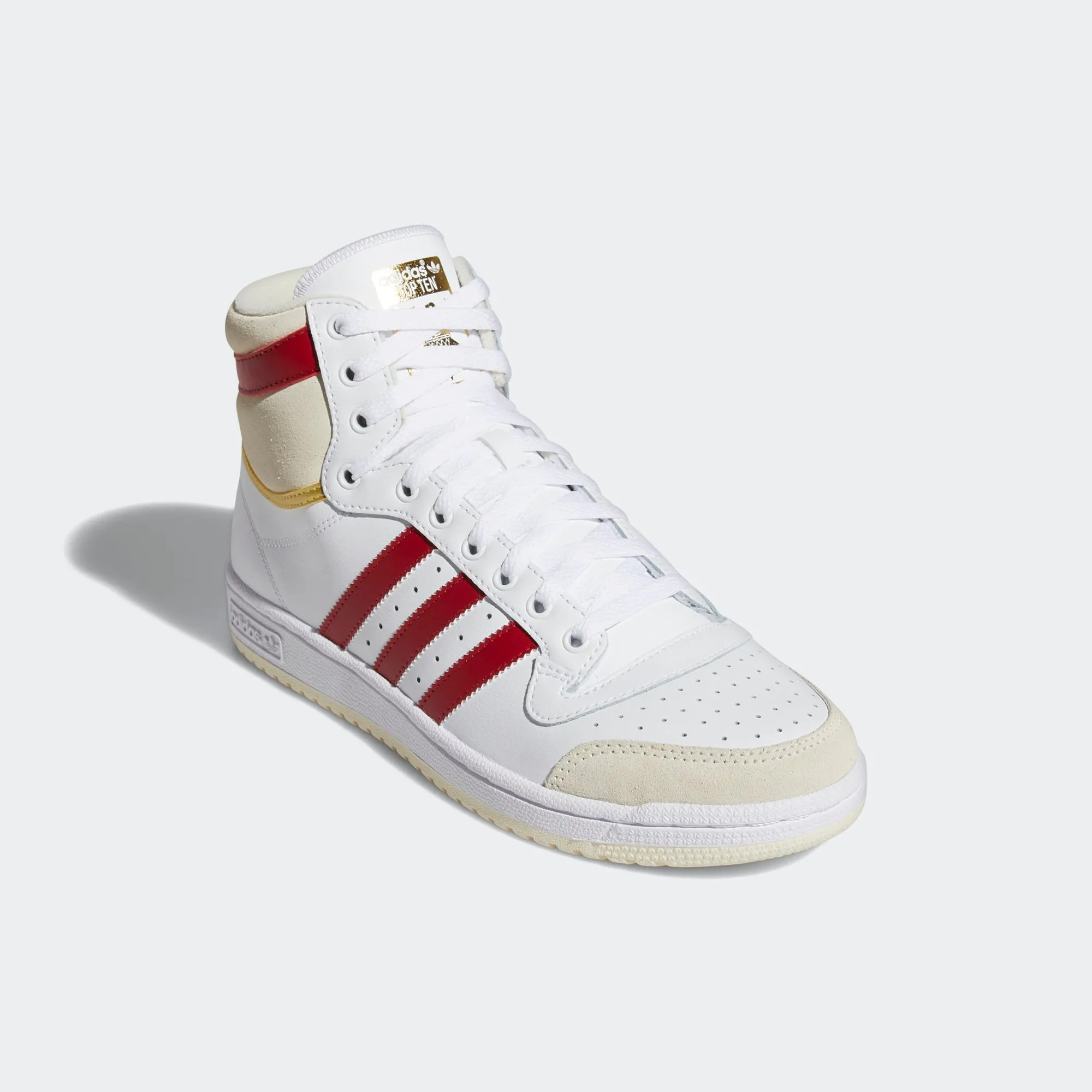 Men’s adidas Originals Top Ten Shoes White Red