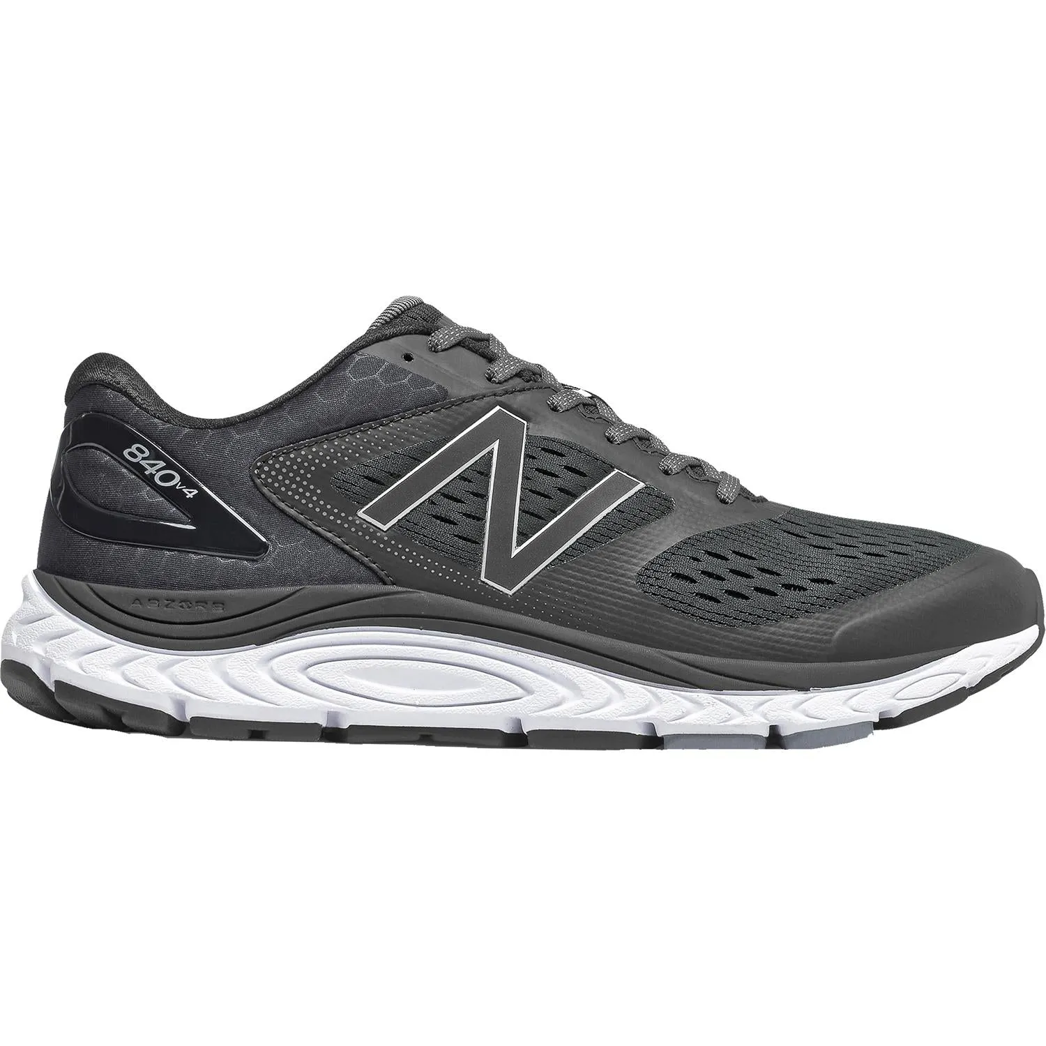 Men's New Balance M840BK4 Running Shoes Black/White Synthetic Mesh