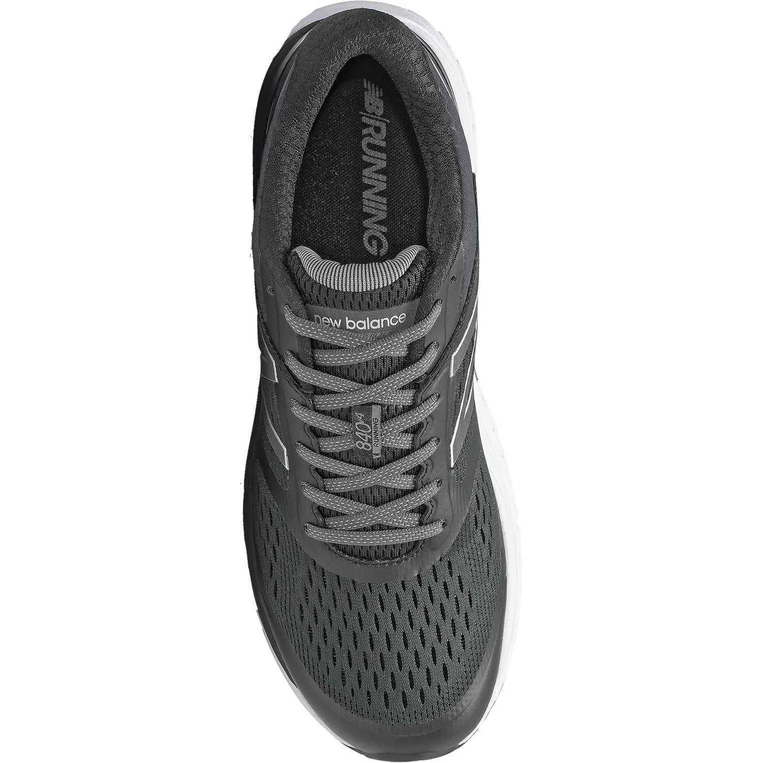 Men's New Balance M840BK4 Running Shoes Black/White Synthetic Mesh