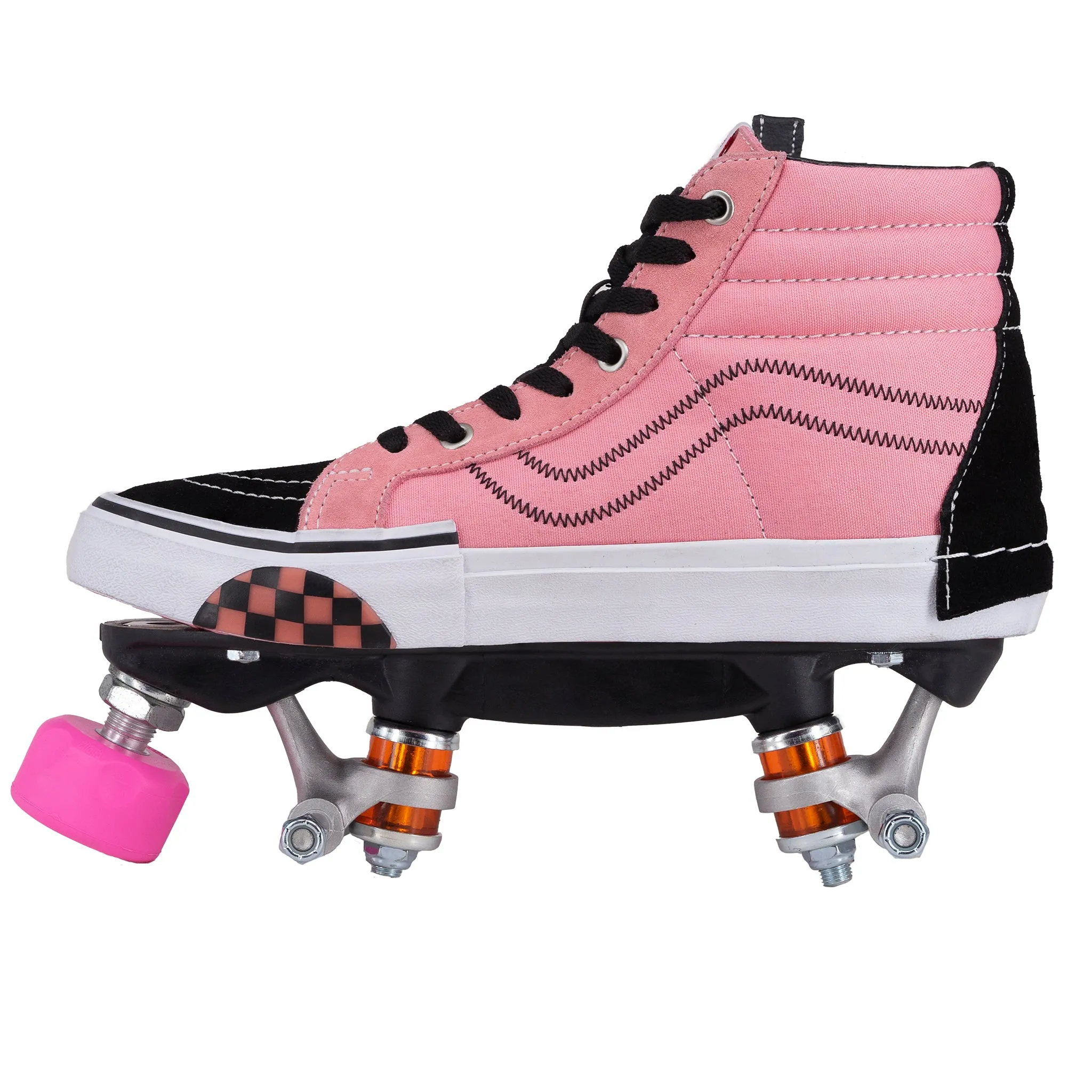 MQ Customs -  Vans Sk8-Hi Reissue CAP Black/Pink Icing (39.5EU / 25CM)