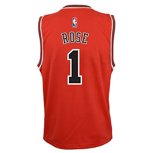 NBA Chicago Bulls Derrick Rose Replica Road Youth Jersey, Red, Small : Sports Fan Jerseys : Sports & Outdoors