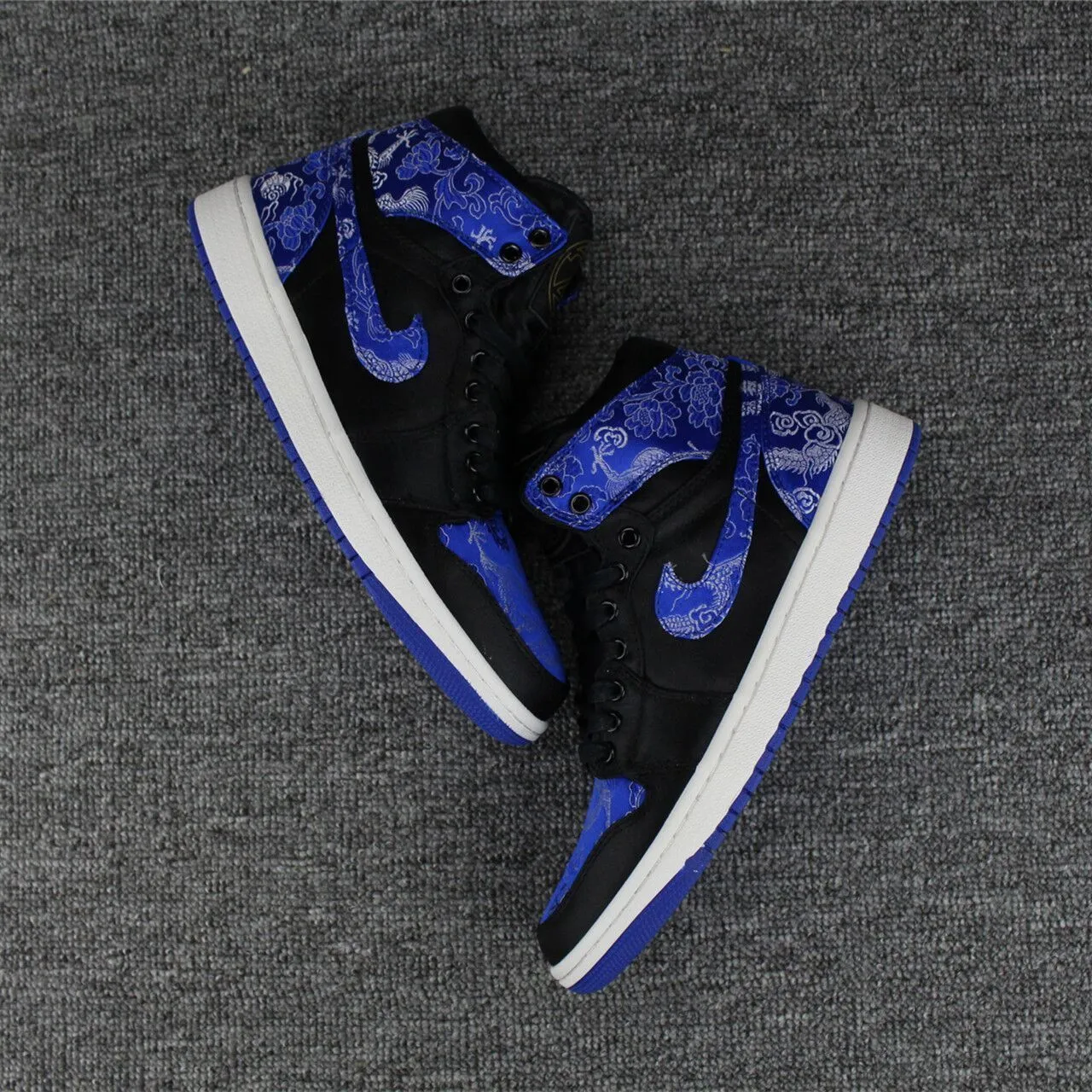 Nike Air Jordan 1 High Retro OF 6 Ring Black Blue Shoes Basketball Men !!! CYBER MONDAY SALE !!!