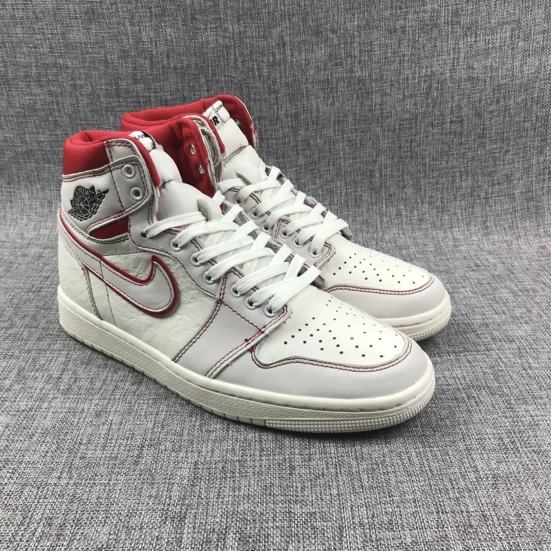 Nike Air Jordan 1 High Retro OG White Red Shoes Basketball Men !!! CYBER MONDAY SALE !!!