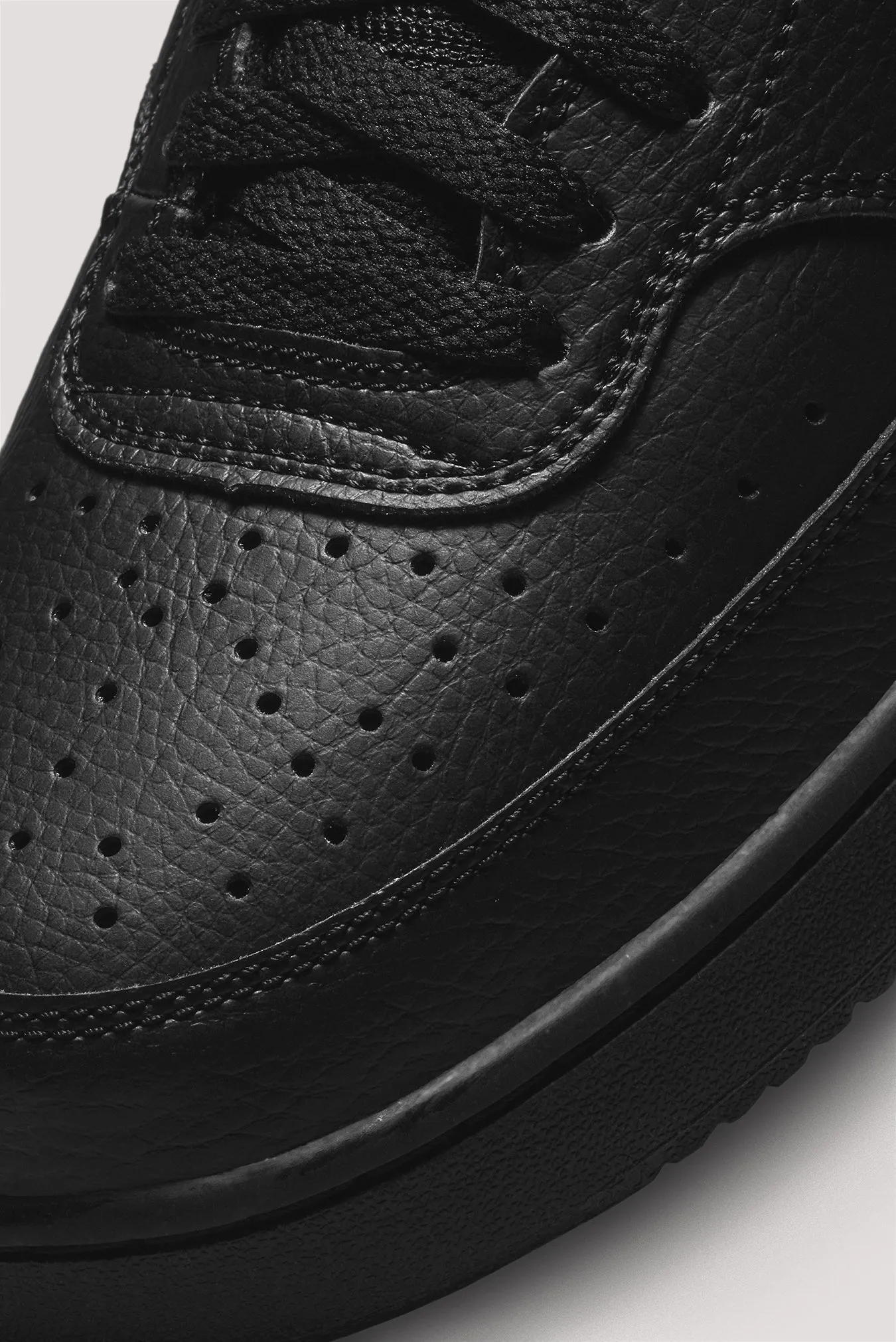 NIKE COURT VISION LOW NEXT NATURE - BLACK/BLACK/BLACK