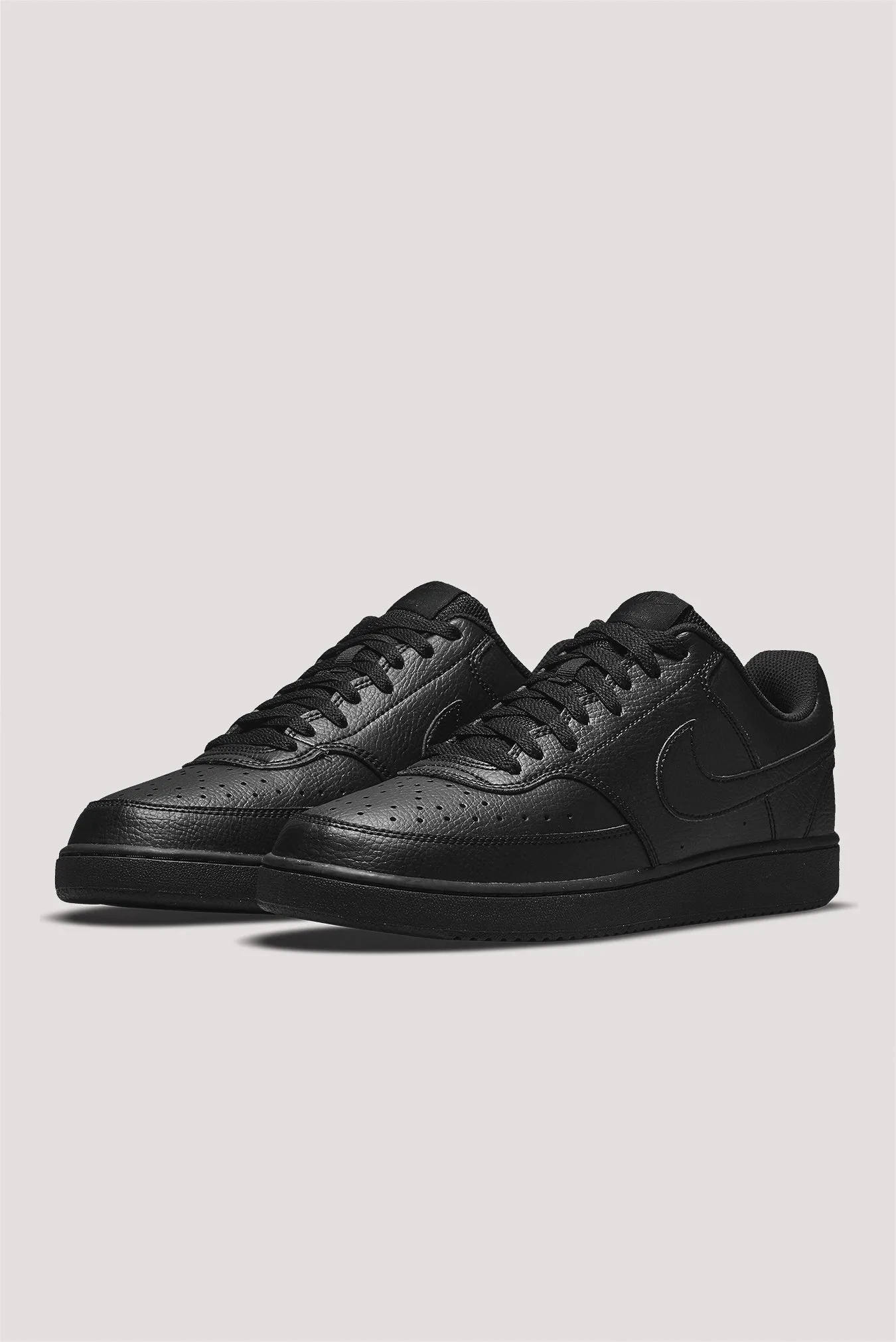 NIKE COURT VISION LOW NEXT NATURE - BLACK/BLACK/BLACK